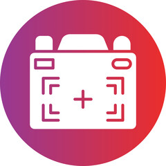 Obraz premium Vector Design Camera Frame Icon Style