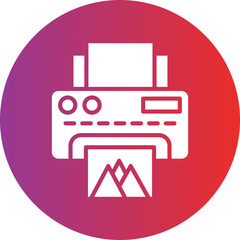 Vector Design Printer Icon Style