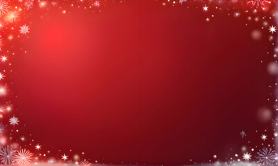 Gradient red background. Background for Christmas, New Year  