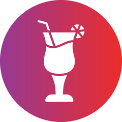 Vector Design Cocktail Icon Style