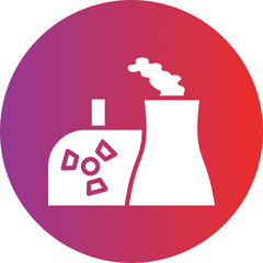 Vector Design Nuclear Icon Style