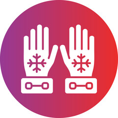 Obraz premium Vector Design Gloves Icon Style