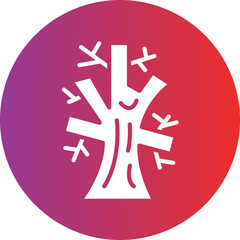 Vector Design Autumn Tree Icon Style