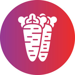 Vector Design Carrot Icon Style