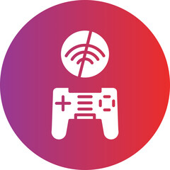 Vector Design Game Disconnect Icon Style