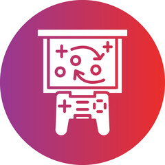 Vector Design Game Strategy Icon Style