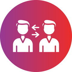 Vector Design Player Exchange Icon Style