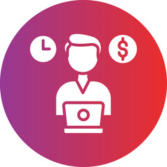 Vector Design Freelancing Icon Style