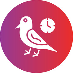 Vector Design Early Bird Icon Style