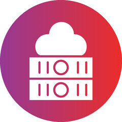 Vector Design Cloud Storage Icon Style