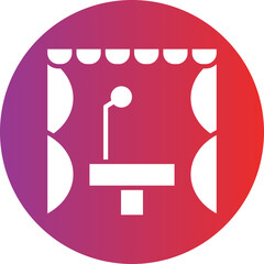 Vector Design Stage Planing Icon Style