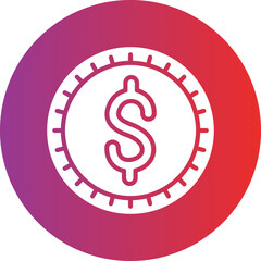 Vector Design Dollar Icon Style