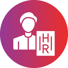 Vector Design Hiring Manager Icon Style