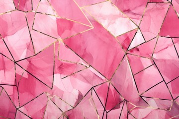 Abstract pink shapes background