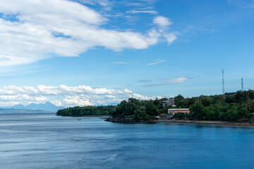 popular tourist destination. Aerial view of Sabang island in Aceh, Indonesia.