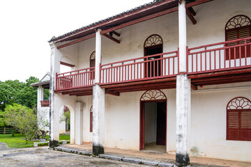 Southern residential buildings in the late Qing Dynasty in Longzhou, Guangxi, China, Yexiu Garden