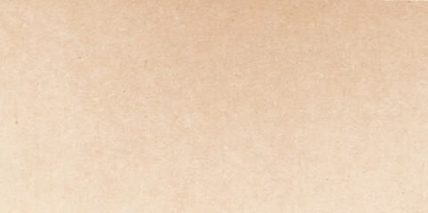 Background of brown kraft paper or cardboard texture. Abstract pattern of beige rough carton, old paper sheet, parchment or papyrus surface, vector illustration - obrazy, fototapety, plakaty