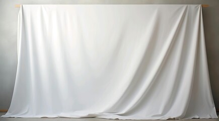 White cloth hanging 