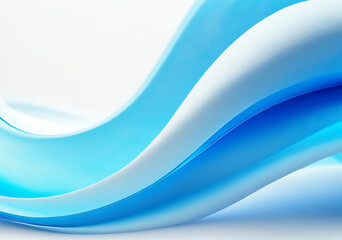 抽象的な青い水の波