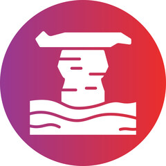 Desert Rocks Icon Style