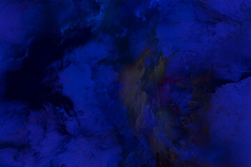 Abstract Smoke with Blue Gradient Hues