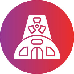Nuclear Plant Icon Style