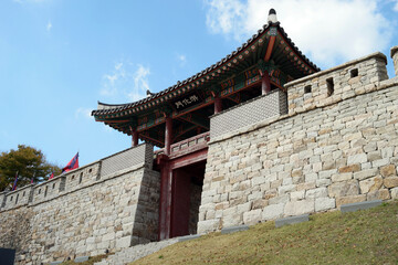 Fototapeta na wymiar Hongseong Hongju Eupseong, South Korea