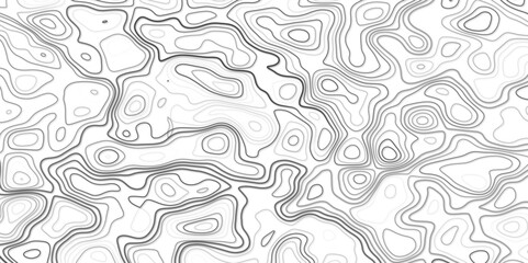 Gray topographic topo contour map background, vector illustration