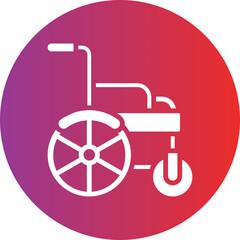 Automatic Wheelchair Icon Style