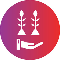 Save Plants Icon Style