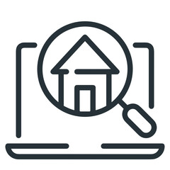 Home homepage icon symbol vector image. Illustration of the house real estate graphic property design image