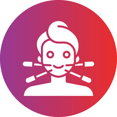 Face Acupuncture Icon Style