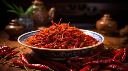 Chinese spicy cooking spices used in Chinese food - obrazy, fototapety, plakaty