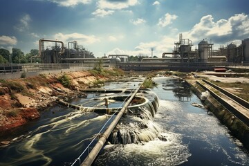 Wastewater facilities safeguard ecosystems from sewage discharge. Generative AI