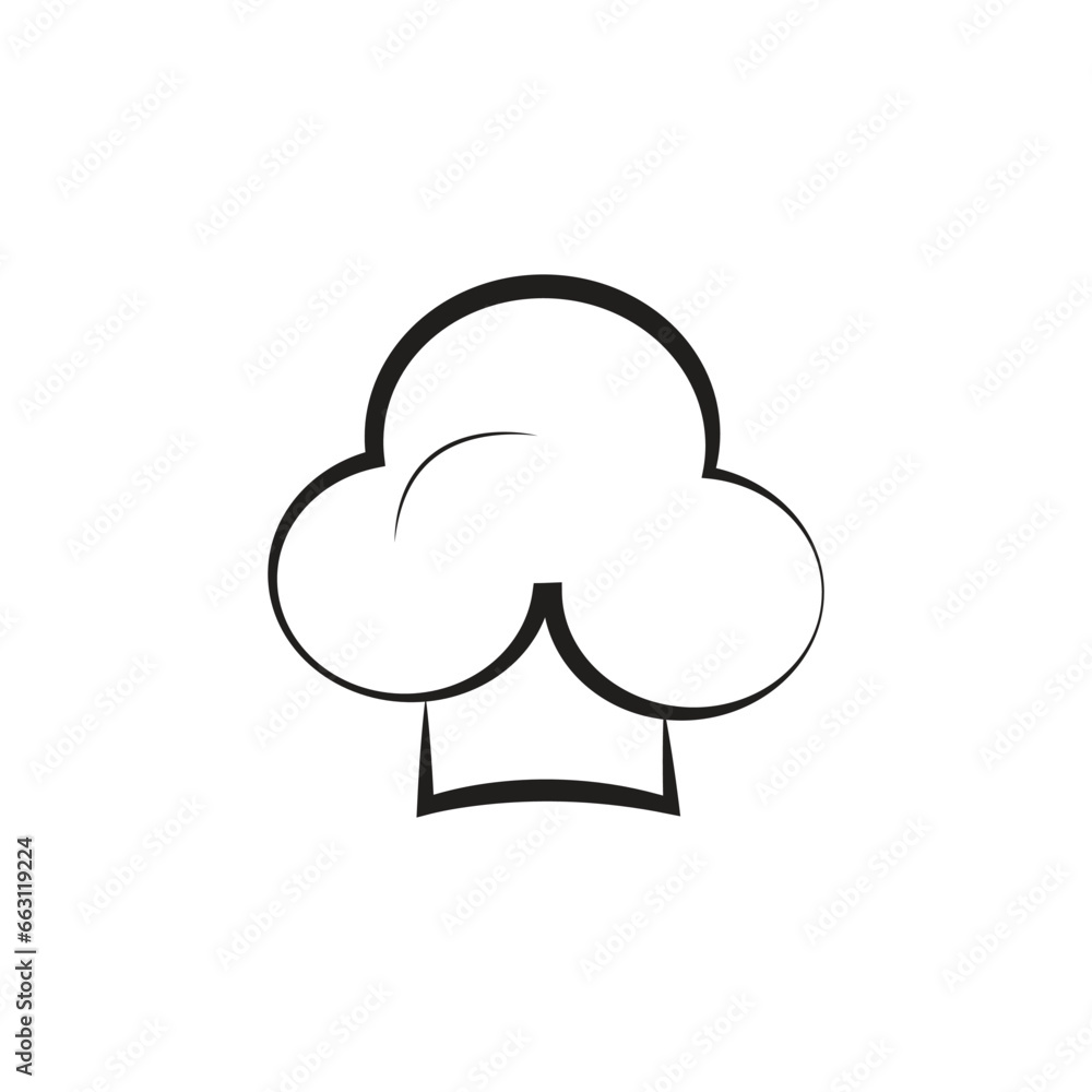 Canvas Prints chef logo icon