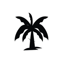 banana tree logo icon