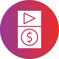 Paid Live Stream Icon Style