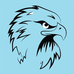 eagle head vector