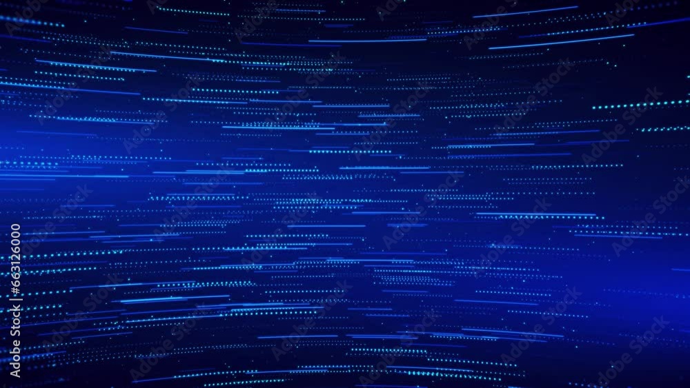 Aufkleber digital cyber technology wave background of data funnel ai network quantum big data cyberpunk style.
