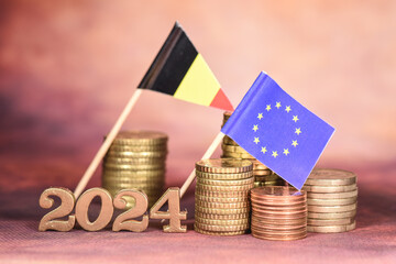 argent monnaie euro paiement taxe epargne credit banque 2024 Europe europeen Belgique belge