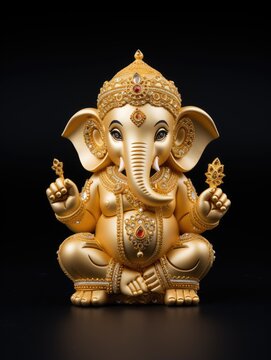 a image Ganesha, Invitation, Happiness, Ganesha, God. Generated AI