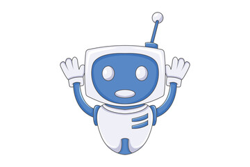 Little Robot Character Design Illustration