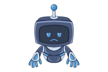 Little Robot Character Design Illustration