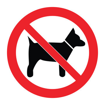 no pet, no dog allowed sign. printable transparent vector 