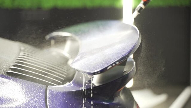 Car detailing of a Porsche Turbo 911, with the meticulous application of PPF (Paint Protection Film). Showcasing the premium care and protection given to luxury vehicles.