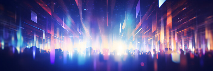 Obraz premium abstract nightclub background banner