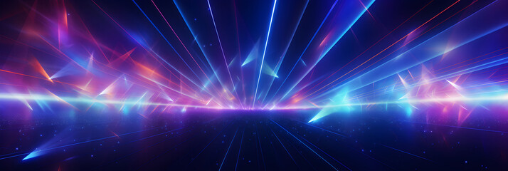 abstract lasers background banner