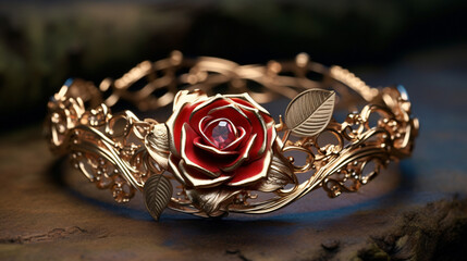 Jewelry new rose flower