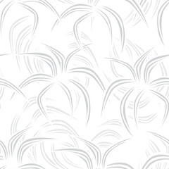 Monochrome Floral Seamless Pattern Design