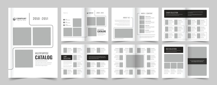 Product Catalog Layout, Fashion and Multipurpose Portfolio, Catalogue Template